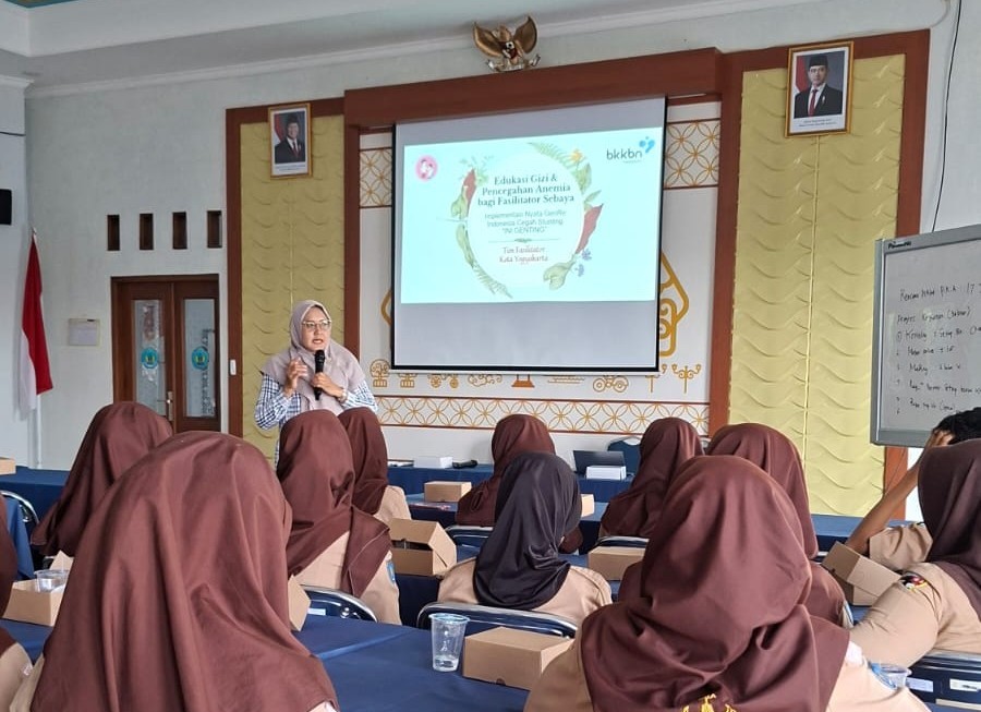 Edukasi Gizi dan Pencegahan Anemia bagi Fasilitator Sebaya SMAN 1 Wonosari oleh BKKBN DIY